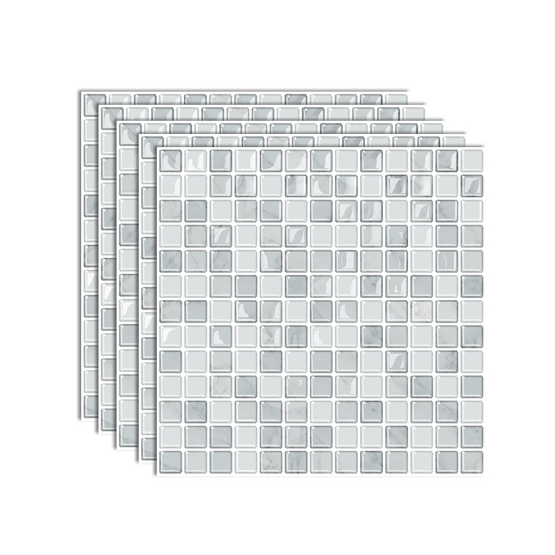 Lisslune | Peel and Stick PVC Tile Kitchen Waterproof Mosaic Backsplash Wall Tile