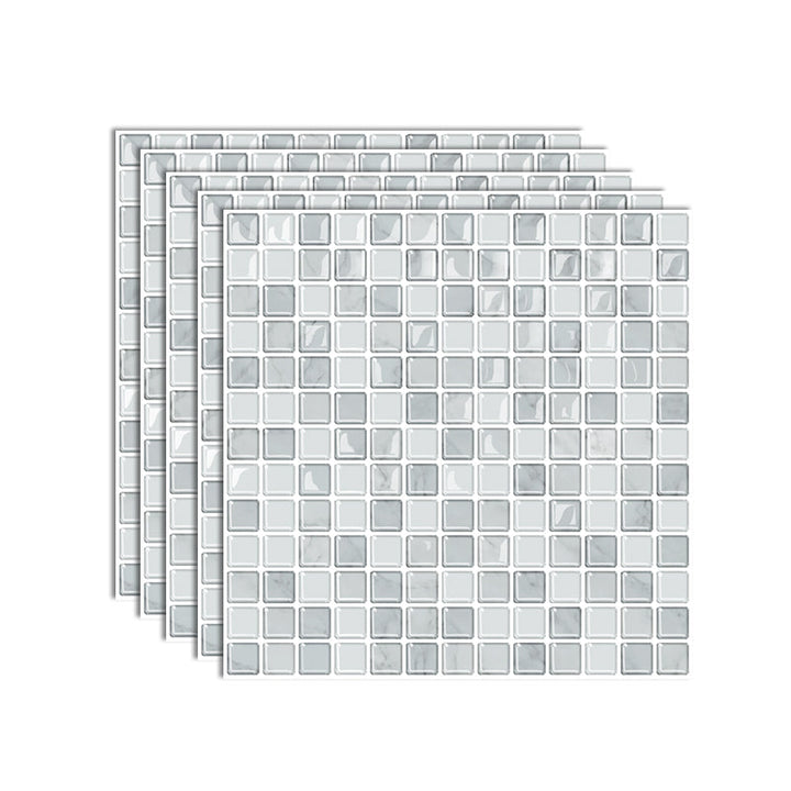 Lisslune | Peel and Stick PVC Tile Kitchen Waterproof Mosaic Backsplash Wall Tile