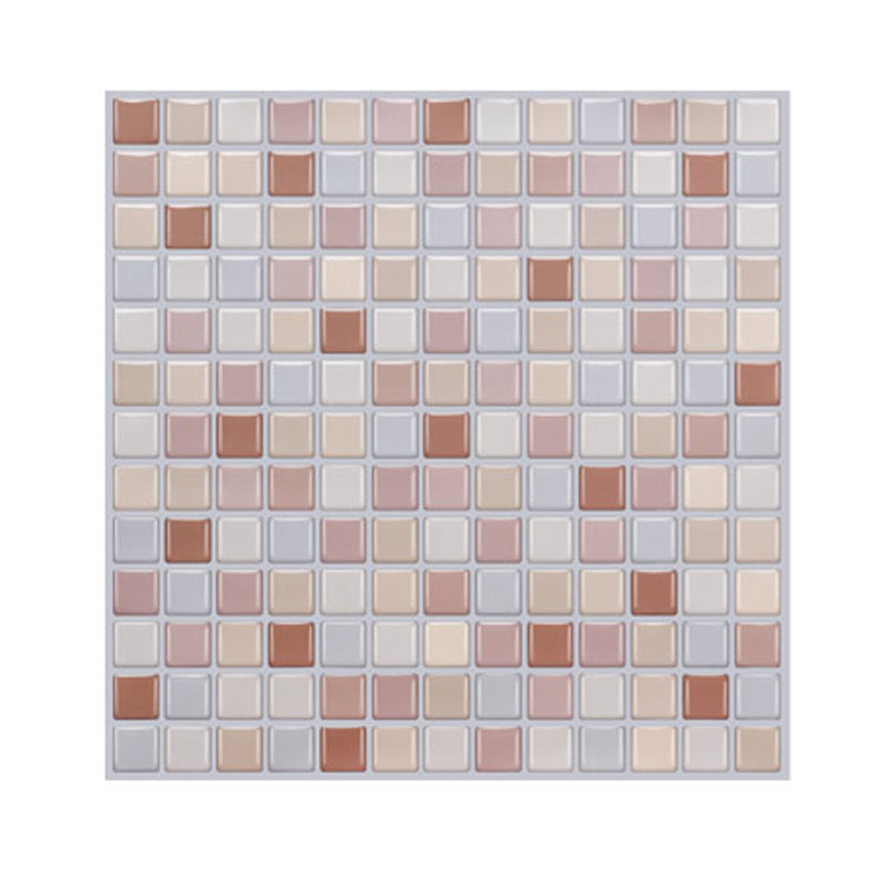 Lisslune | Peel and Stick PVC Tile Kitchen Waterproof Mosaic Backsplash Wall Tile