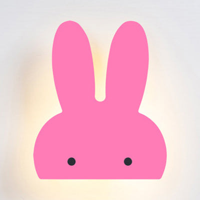 Skørter | Bunny Head LED Wall Lamp Animal Wood Wall Light Lighting for Playroom Children's Room