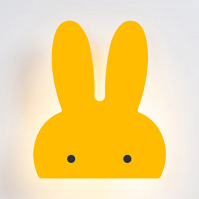 Skørter | Bunny Head LED Wall Lamp Animal Wood Wall Light Lighting for Playroom Children's Room