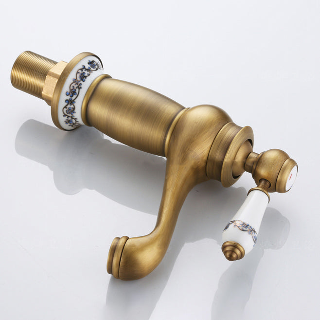 Lisslune | Country House Wide Water Tap Basin Faucet with Lever Handle