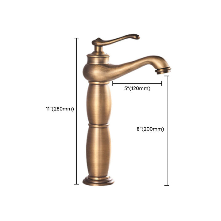 Lisslune | Country House Wide Water Tap Basin Faucet with Lever Handle