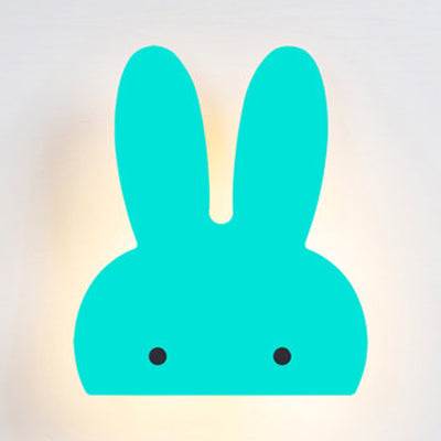 Skørter | Bunny Head LED Wall Lamp Animal Wood Wall Light Lighting for Playroom Children's Room