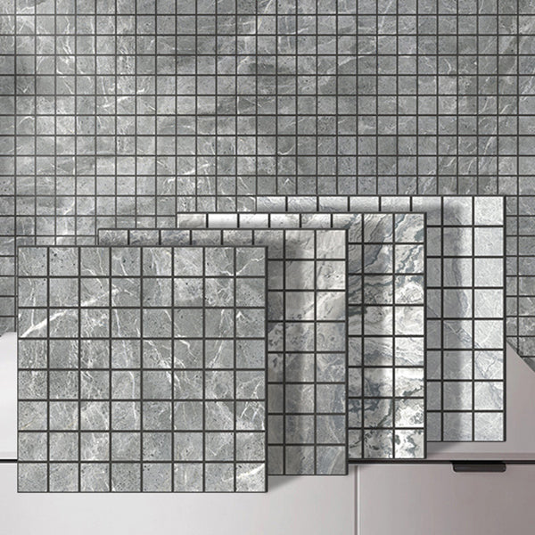 Lisslune | Mosaic Tile Peel and Stick Tile PVC 3D Kitchen Backsplash Peel and Stick Wall Tile