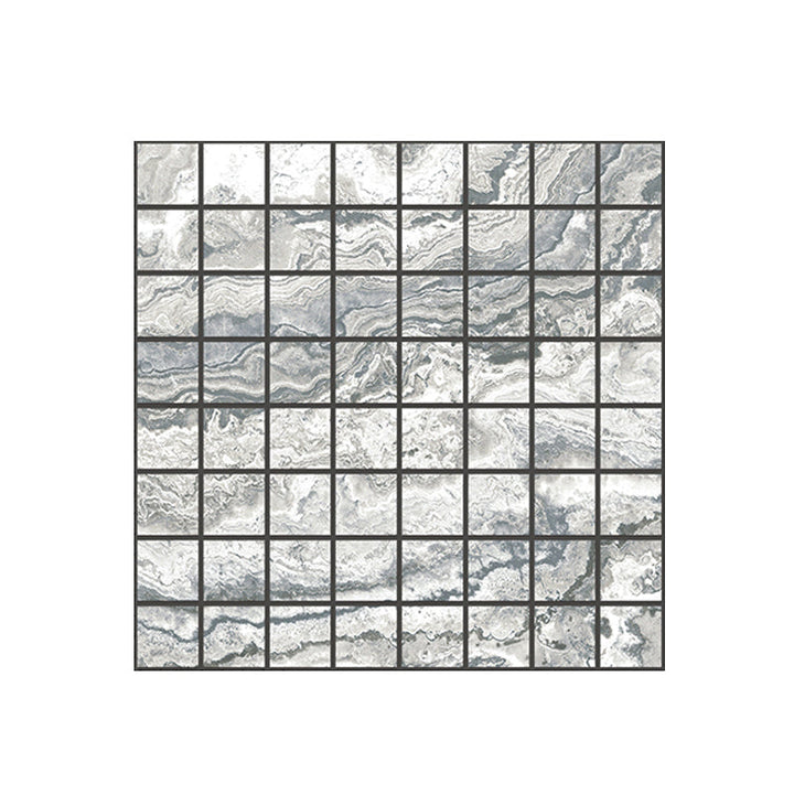 Lisslune | Mosaic Tile Peel and Stick Tile PVC 3D Kitchen Backsplash Peel and Stick Wall Tile