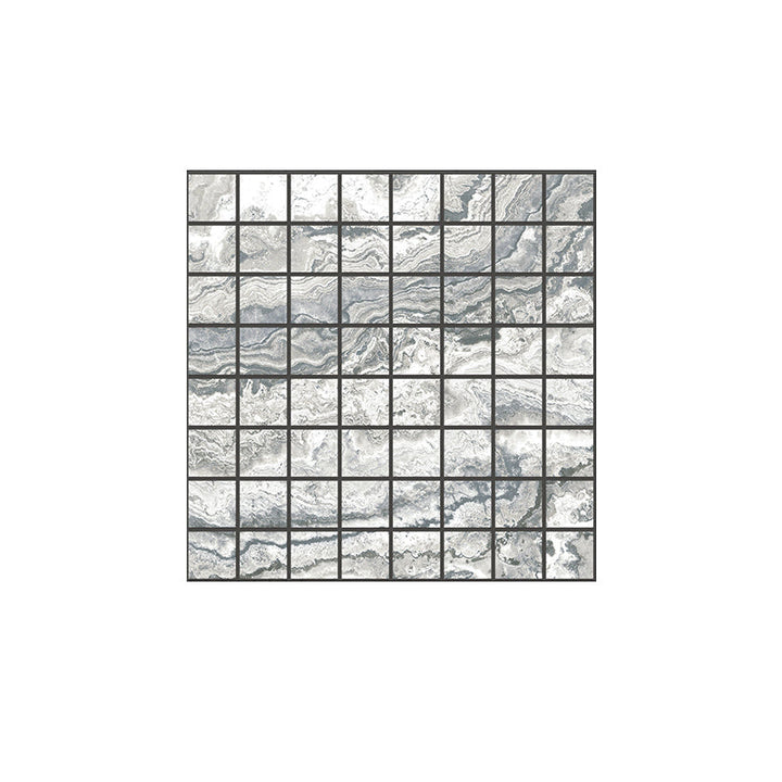 Lisslune | Mosaic Tile Peel and Stick Tile PVC 3D Kitchen Backsplash Peel and Stick Wall Tile