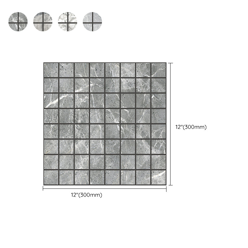 Lisslune | Mosaic Tile Peel and Stick Tile PVC 3D Kitchen Backsplash Peel and Stick Wall Tile