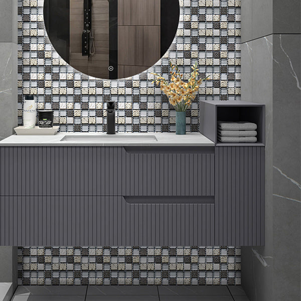 Lisslune | Mosaic tile for stripping and gluing tile mirror kitchen removable wall tile