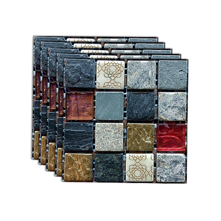 Lisslune | Mosaic tile for stripping and gluing tile mirror kitchen removable wall tile