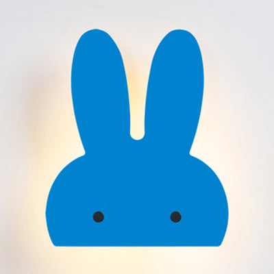 Skørter | Bunny Head LED Wall Lamp Animal Wood Wall Light Lighting for Playroom Children's Room
