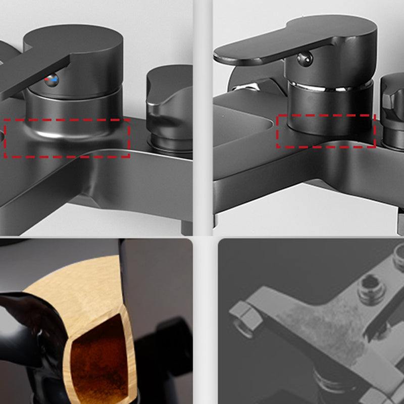 Lisslune | Contemporary Bath Filler Trim Wall Mounted Fixed Bath Fitting