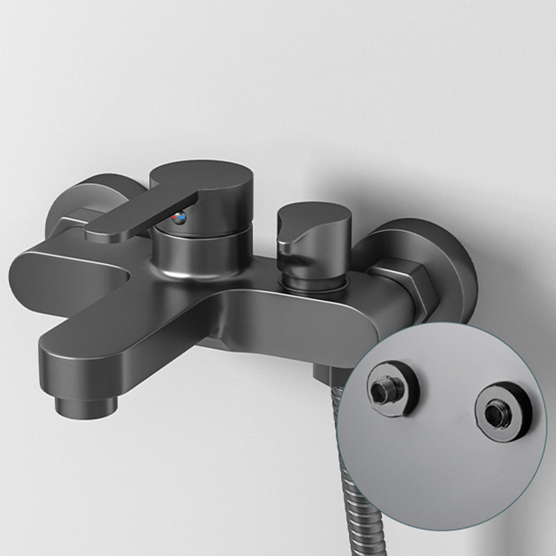Lisslune | Contemporary Bath Filler Trim Wall Mounted Fixed Bath Fitting