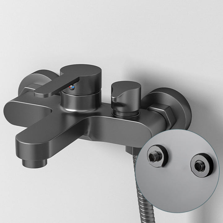 Lisslune | Contemporary Bath Filler Trim Wall Mounted Fixed Bath Fitting