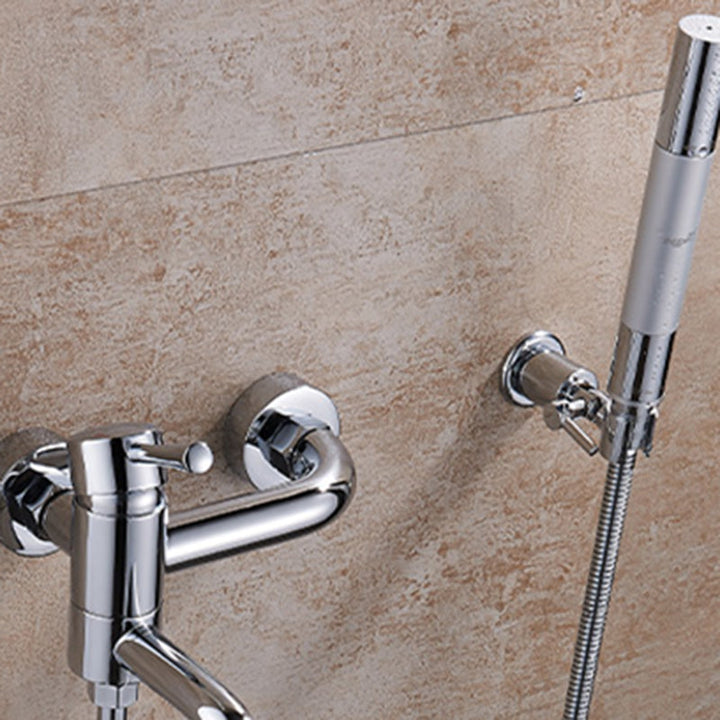 Lisslune | Popular Bathtub Faucet Swivel Spout Wall Mounted Bathtub Filler Trim