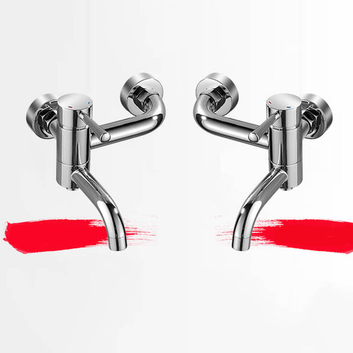 Lisslune | Popular Bathtub Faucet Swivel Spout Wall Mounted Bathtub Filler Trim