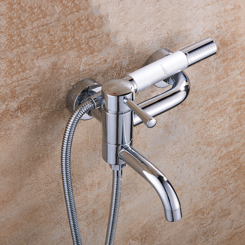 Lisslune | Popular Bathtub Faucet Swivel Spout Wall Mounted Bathtub Filler Trim