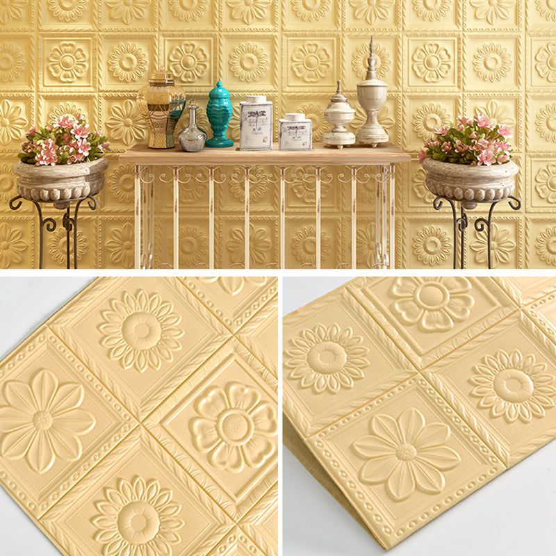 Lisslune | Modern Pearl Wall Element Access Panel Peel and Stick Wall Tile Set of 10