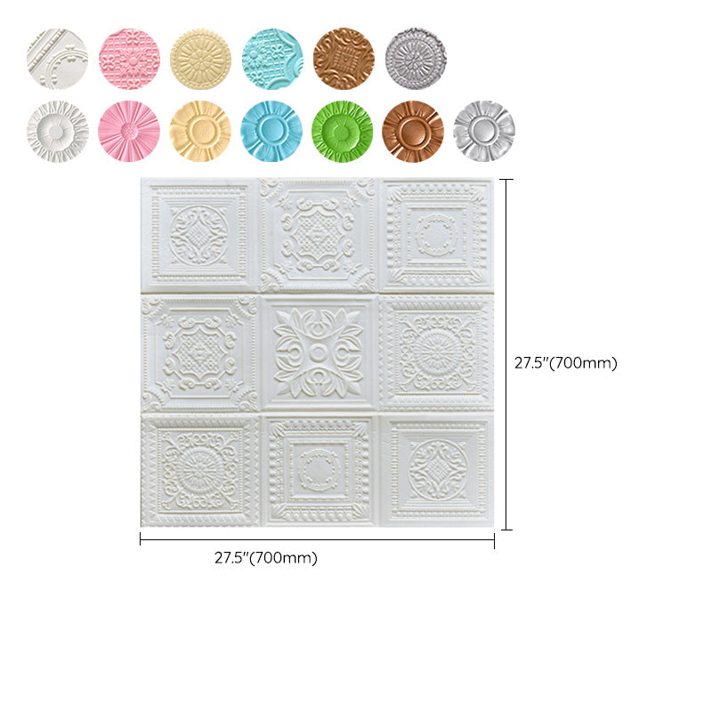 Lisslune | Modern Pearl Wall Element Access Panel Peel and Stick Wall Tile Set of 10