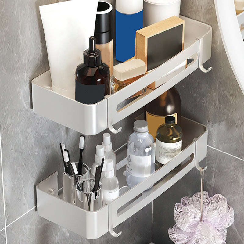 Lisslune | Black/Silver Bath Set Modern 1/2/3-Piece Anti-Rust Bath Rack