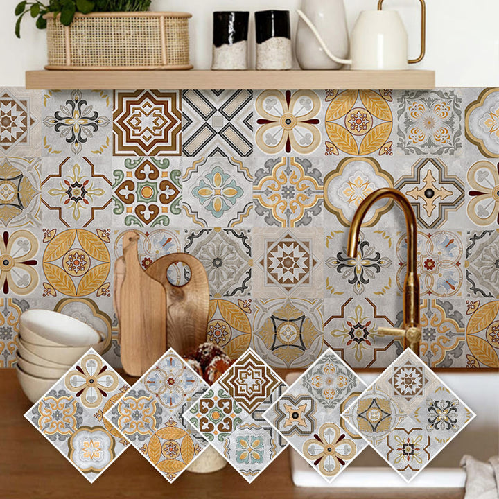 Lisslune | Pattern color stone peel-and-stick mosaic tile peel-and-stick tile