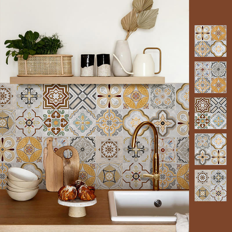 Lisslune | Pattern color stone peel-and-stick mosaic tile peel-and-stick tile