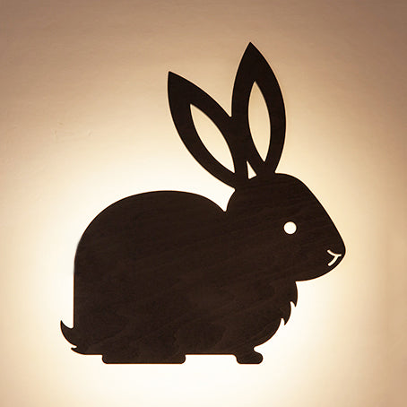 Skørter | Eye-friendly modern wall lamp animal wood LED wall light for children's room stairs