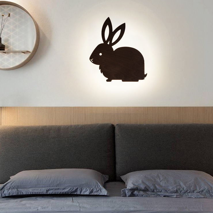 Skørter | Eye-friendly modern wall lamp animal wood LED wall light for children's room stairs