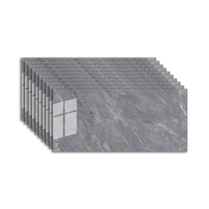 Lisslune | Modern Peel & Stick Field Tile PVC Rectangular Wallpaper for Kitchen Backsplash