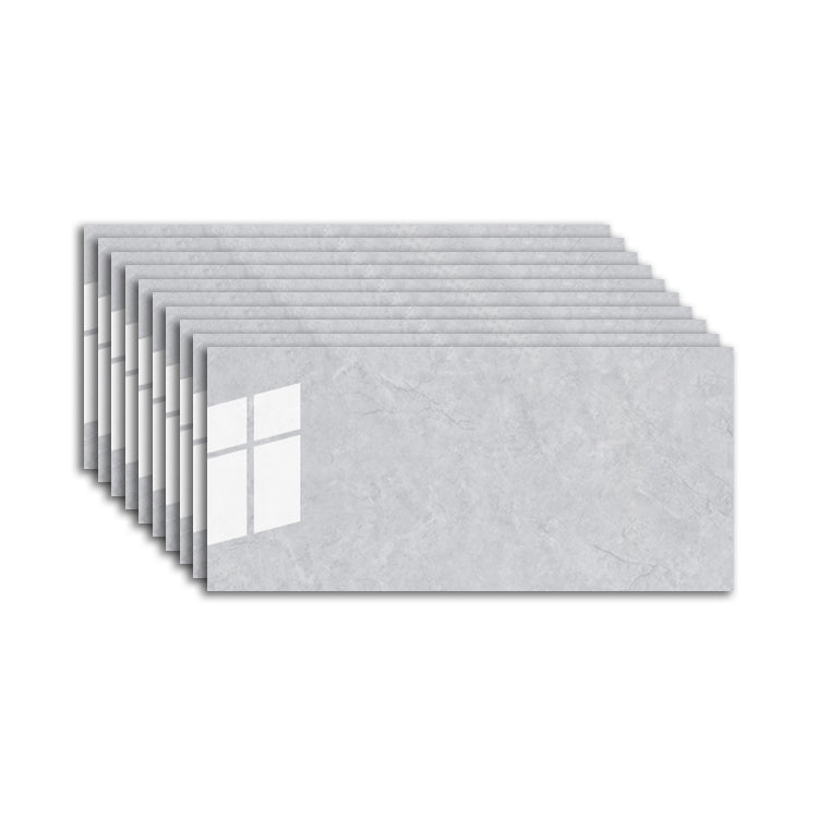 Lisslune | Modern Peel & Stick Field Tile PVC Rectangular Wallpaper for Kitchen Backsplash