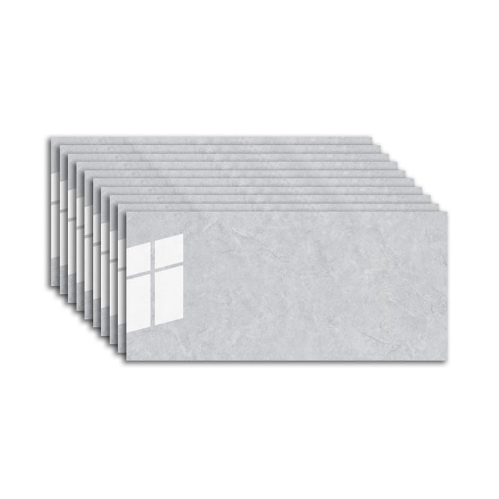 Lisslune | Modern Peel & Stick Field Tile PVC Rectangular Wallpaper for Kitchen Backsplash