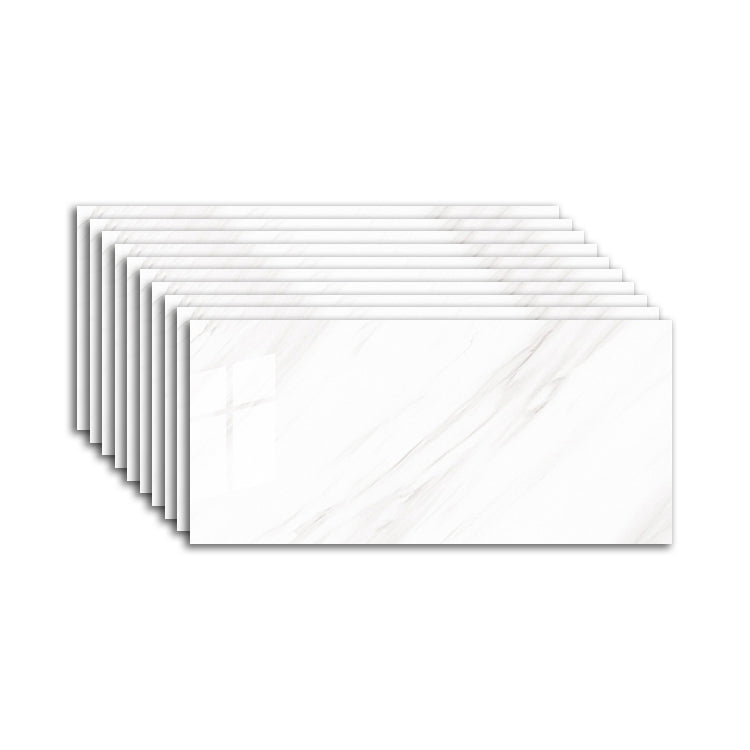 Lisslune | Modern Peel & Stick Field Tile PVC Rectangular Wallpaper for Kitchen Backsplash