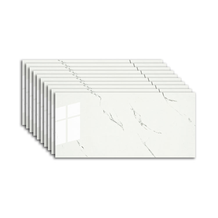 Lisslune | Modern Peel & Stick Field Tile PVC Rectangular Wallpaper for Kitchen Backsplash