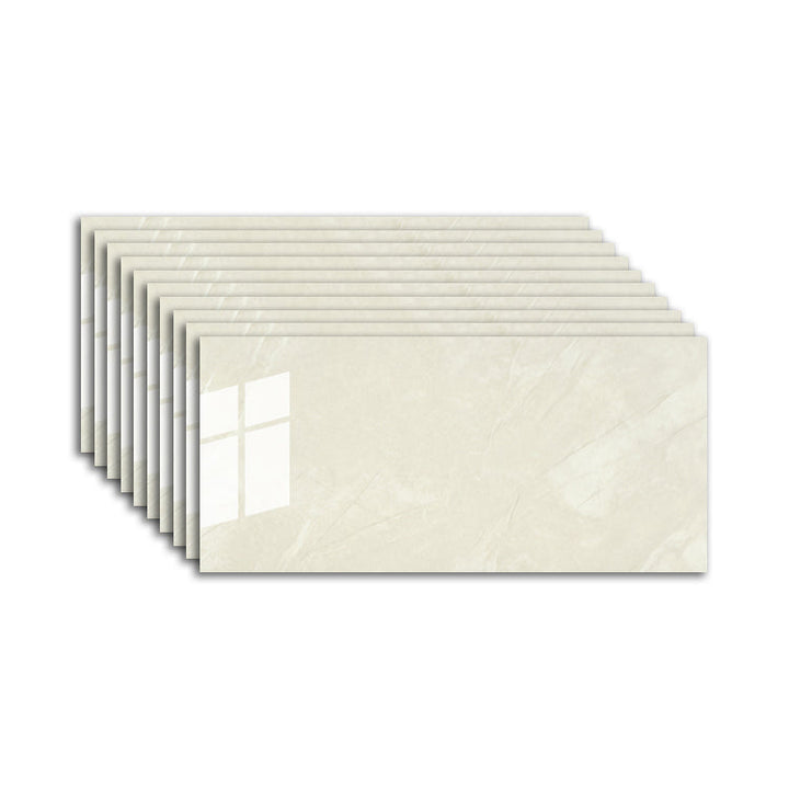 Lisslune | Modern Peel & Stick Field Tile PVC Rectangular Wallpaper for Kitchen Backsplash
