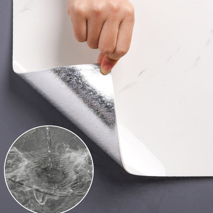Lisslune | Modern Peel & Stick Field Tile PVC Rectangular Wallpaper for Kitchen Backsplash