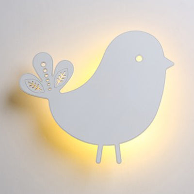 Skørter | Eye-friendly modern wall lamp animal wood LED wall light for children's room stairs