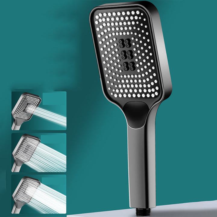 Lisslune | Modern Rectangular Handheld Shower Self-Cleaning Wall-Mounted Handheld Shower