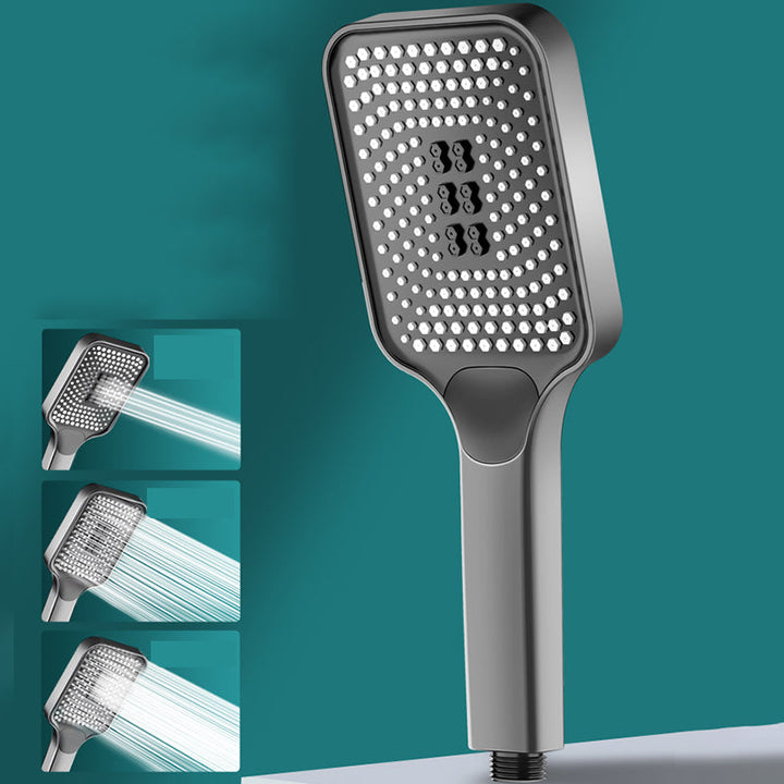 Lisslune | Modern Rectangular Handheld Shower Self-Cleaning Wall-Mounted Handheld Shower