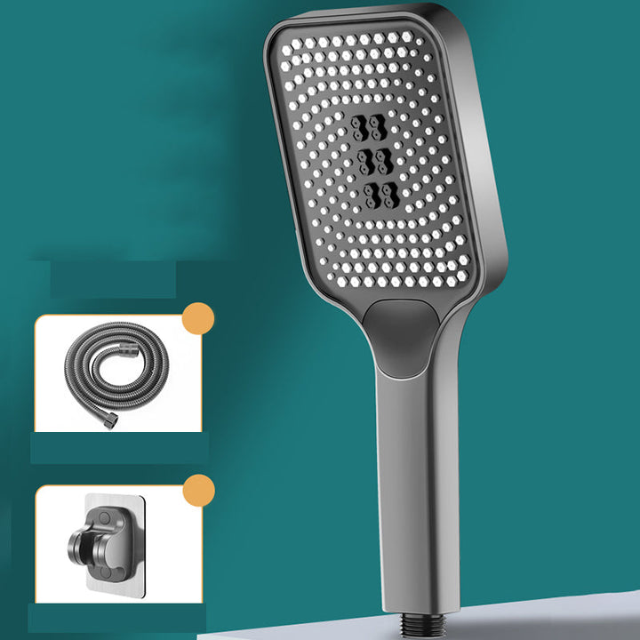 Lisslune | Modern Rectangular Handheld Shower Self-Cleaning Wall-Mounted Handheld Shower