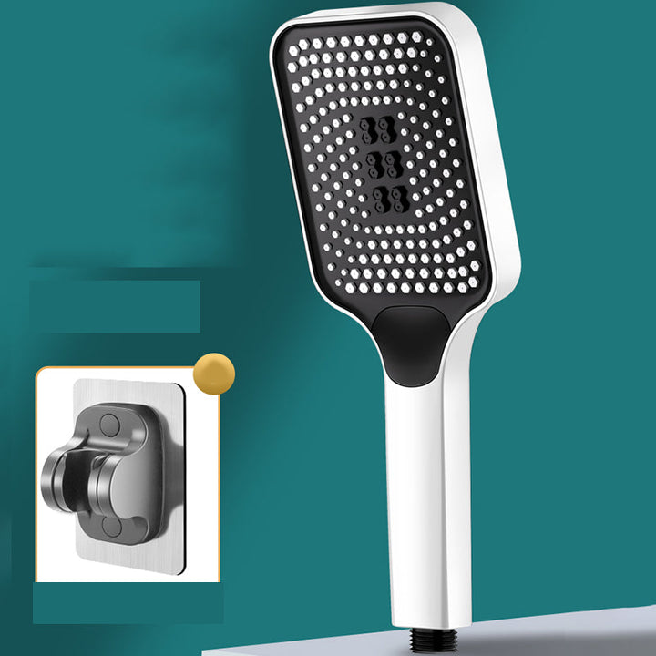 Lisslune | Modern Rectangular Handheld Shower Self-Cleaning Wall-Mounted Handheld Shower