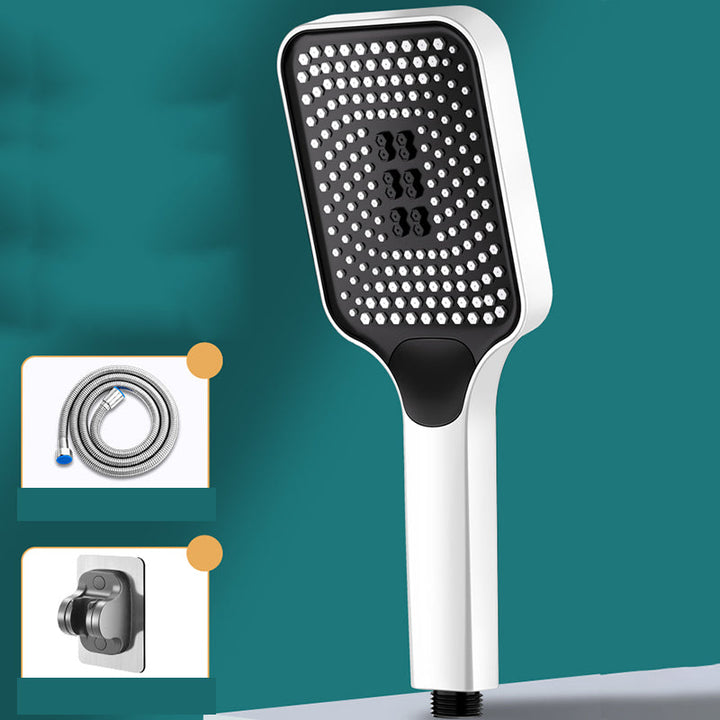 Lisslune | Modern Rectangular Handheld Shower Self-Cleaning Wall-Mounted Handheld Shower