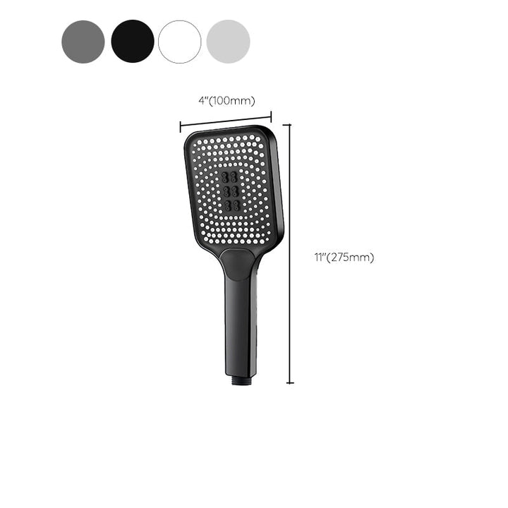 Lisslune | Modern Rectangular Handheld Shower Self-Cleaning Wall-Mounted Handheld Shower
