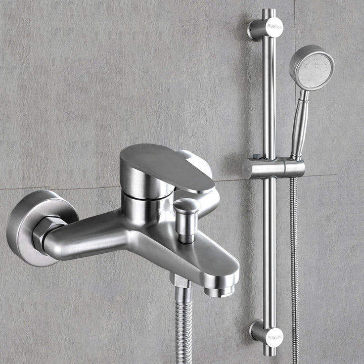 Lisslune | Contemporary Bathtub Filling Trim 304 Stainless Steel Wall Mounted Bathtub Faucet