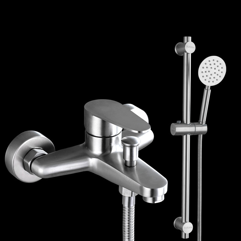 Lisslune | Contemporary Bathtub Filling Trim 304 Stainless Steel Wall Mounted Bathtub Faucet