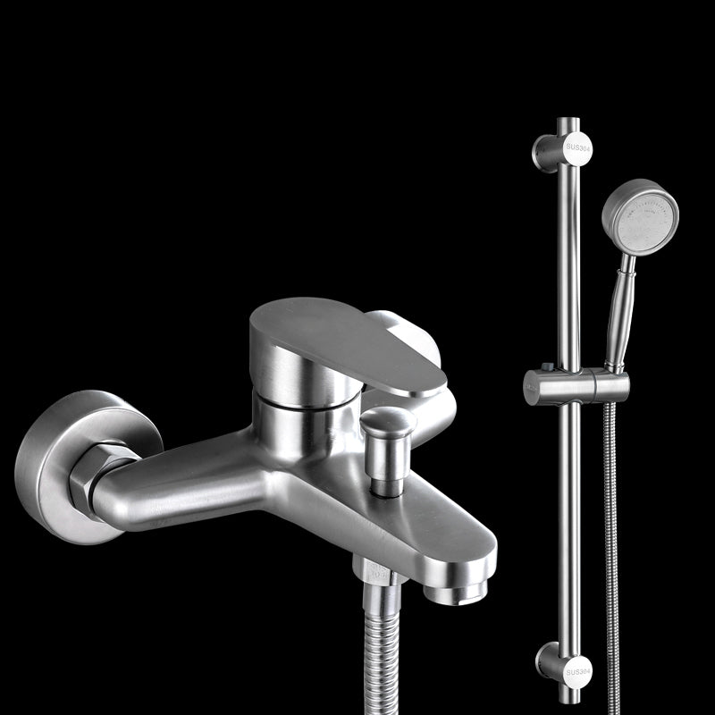 Lisslune | Contemporary Bathtub Filling Trim 304 Stainless Steel Wall Mounted Bathtub Faucet