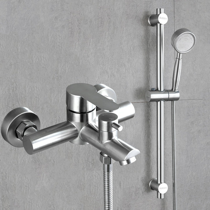 Lisslune | Popular Bathtub Filling Station Trim 304 Stainless Steel Wall Mounted Bathtub Filling Station