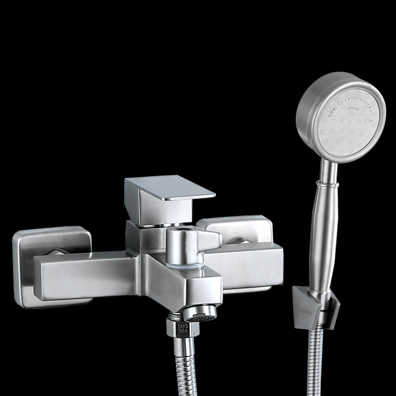 Lisslune | Modern Bathtub Faucet Mounting Kit 304 Stainless Steel Wall Mount Bathroom Faucet