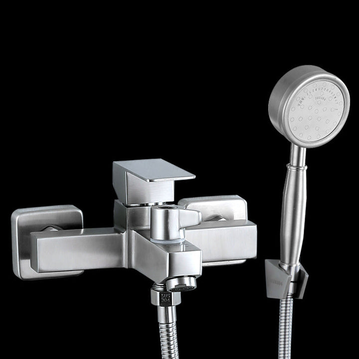 Lisslune | Modern Bathtub Faucet Mounting Kit 304 Stainless Steel Wall Mount Bathroom Faucet