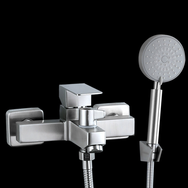 Lisslune | Modern Bathtub Faucet Mounting Kit 304 Stainless Steel Wall Mount Bathroom Faucet