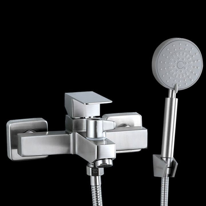 Lisslune | Modern Bathtub Faucet Mounting Kit 304 Stainless Steel Wall Mount Bathroom Faucet